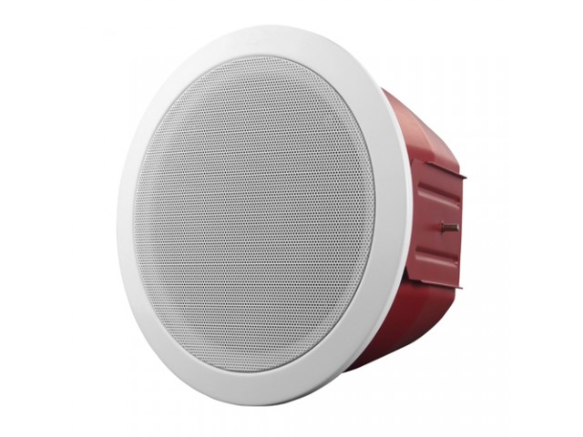 HONEYWELL INTEVIO 582480 24W Tavan Tipi Metal Hoparlör - ABS Back Box EN54 (Fire Proof), L-VCM24A/EN